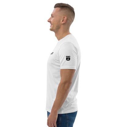 Camiseta blanca de algodón orgánico unisex TRON.CO